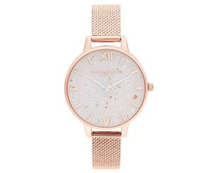 Olivia Burton Celestial Rose Gold Mesh Ladies Watch - OB16GD35