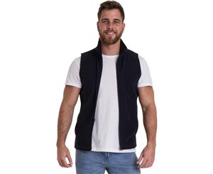 Outdoor Look Mens Castletown Microfleece Warm Fleece Gilet Bodywarmer - Black