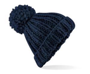 Outdoor Look Womens/Ladies Glencoe Oversized Chunky Knit Beanie Hat - FrenchNavy