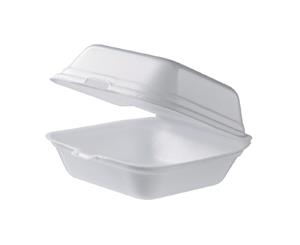 Pack of 100 Foam Clam Burger Boxes Large