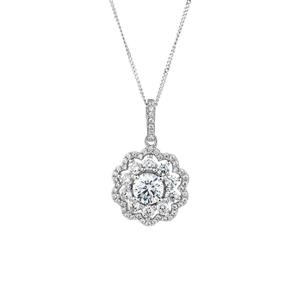 Pendant with Luxe Cubic Zirconia in Sterling Silver