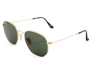 Ray-Ban Hexagonal 3548N Sunglasses - Gold/Green