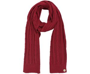 Regatta Womens/Ladies Multimix II Cable Knit Warm Winter Walking Scarf - Rumba Red