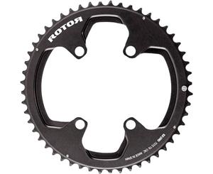 Rotor noQ Rings 50T 110BCD 4 Bolt Spider Mount Chainring Black