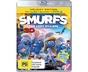 Smurfs The Lost Village 3D Edition with 2D Edition Digital Download Blu-ray