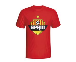 Spain Country Logo T-shirt (red)