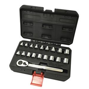 TTI 19 Piece Low Profile Metric/AF Socket Set