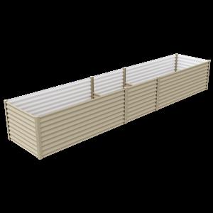 The Organic Garden Co 5.0 x 1.0 x 0.73m Raised Garden Bed - Paperbark