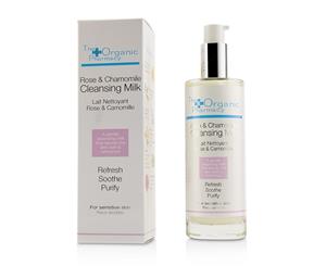 The Organic Pharmacy Rose & Chamomile Cleansing Milk For Sensitive Skin 100ml/3.3oz