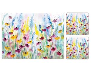 Tradestock I Style Daisy Field Placemats & Coasters Set of 4