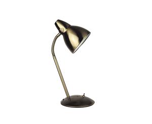 Trax Desk Lamp Antique Brass