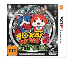 Yo-Kai Watch 2 Bony Spirits 3DS Game (Australian Stock)