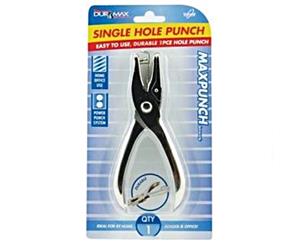 1pce Hole Punch 1 Hole - Silver great for coffee cards loyalty for businesses