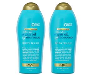 2 x OGX Argan Oil Of Morocco Body Wash 577mL