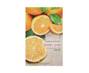 5 x Nature Republic Real Nature Mask Sheet #Orange 23ml Face Mask