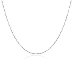 50cm (20") Rope Chain in Sterling Silver