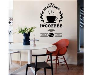 Alphabet Motto Decals Wall Sticker (Size 57cm x 38cm)