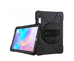 Armor-X (JLN Series) Tablet Case -Ultra 3 Layers Shockproof Case for Galaxy Tab S6 10.5" with Hand Strap and Kickstand