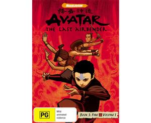 Avatar The Last Airbender Book 3 Fire Volume 1 DVD Region 4