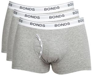 Bonds Men's Guyfront Trunk 3-Pack - Grey Marle