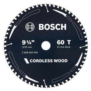 Bosch 235mm 60T TCT Circular Saw Blade for Wood Cutting - CORDLESS