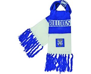 Canterbury Bulldogs Traditional NRL Bar Scarf Warm Winter Neckwear