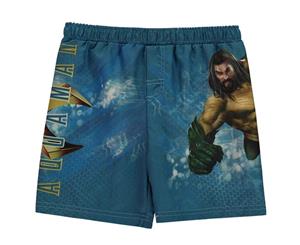 Character Boys Board Shorts Infant - Aqua Man