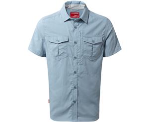 Craghoppers Mens Nosi Life Adventure Short Sleeve T Shirt - Fogle Blue