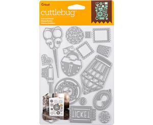 Cuttlebug Cut & Emboss Die-Lost And Found 16/Pkg