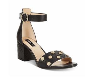 DKNY Womens HENLI Fabric Open Toe Formal Ankle Strap Sandals