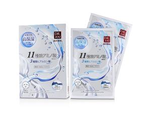 DR. JOU (By Dr. Morita) 3 Essence Hyaluronic Acid with Amino Acid Moisturizing & Rejuvenating Facial Mask 5pcs