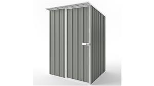 EasyShed S1515 Skillion Roof Garden Shed - Bush Smoke