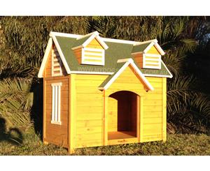 Extra Large The Castle Wooden Dog Kennel