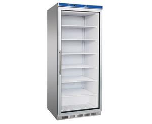 F.E.D HR600G Stainless Steel Display Fridge with Glass Door