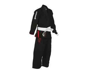 Gameness Kids Air Bjj Gi - Black