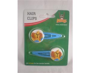 Gold Coast Titans NRL Team Mascot Hair Clips