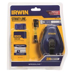 Irwin 30m Speedline Chalk Reel Line Level Set