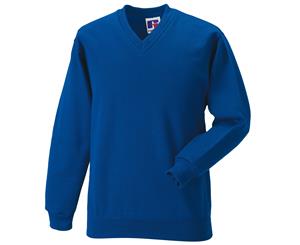 Jerzees Schoolgear Childrens V-Neck Sweatshirt (Bright Royal) - BC579