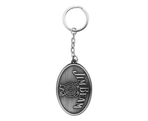 Jim Beam Metal Embossed Keyring