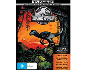 Jurassic World 5 Movie Collection 4K Ultra HD Blu-ray Digital Download Box Set B