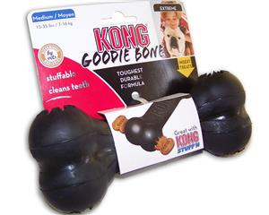 Kong Extreme Goodie Bone - Medium Black