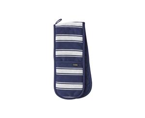 Ladelle Butcher Stripe Series II Navy Double Oven Glove