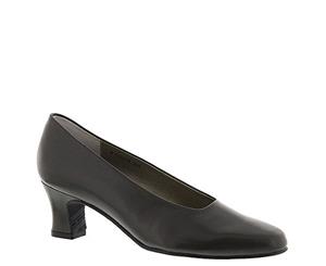 Mark Lemp Classics Womens Leather Round Toe Classic Pumps