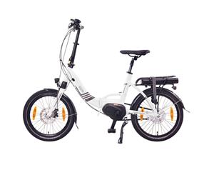 NCM Paris Max N8R Folding E-Bike 36V 14Ah 540Wh Battery Size 20" - White