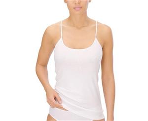 Naturana Cotton Camisole Spaghetti Strap - White