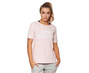 New Balance Women's Modern Graphic Tee / T-Shirt / Tshirt - Conch Shell