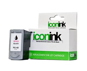 OEM Fresh Print Remanufactured Canon PG40 Black Ink Cartridge