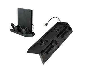 PlayStation 4 PS4 Stand Dock Controller Charger with Cooling Fan USB Hub