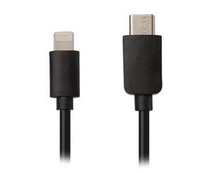 REYTID USB Type-C to Lightning USB Cable - 1m - Compatible with iPhone iPad iOS - Charger Lead Replacement - Black