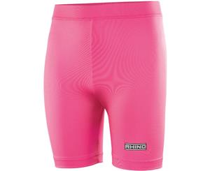 Rhino Boys Lightweight Quick Drying Sporty Baselayer Shorts - Pink